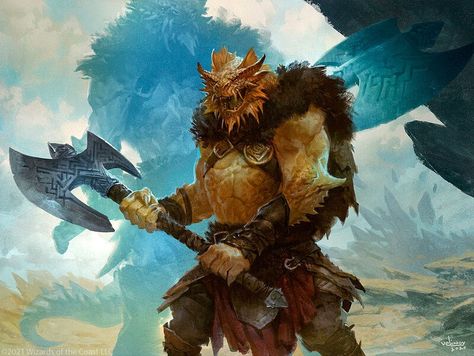 ArtStation - Vrondiss, Rage of Ancients, Svetlin Velinov Dragonborn Barbarian, Illustration Lighting, Barbarian Dnd, Dnd Dragonborn, Mtg Commander, Dragon Born, Dungeons And Dragons Memes, Mtg Art, Dungeons And Dragons Classes