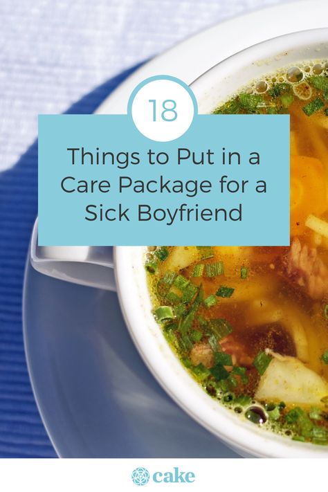 Sick Package For Boyfriend, Sick Kit For Boyfriend, Cold Care Package, Healthy Care Package Ideas, Gifts For Sick Boyfriend, Sick Boyfriend Care Package, Taking Care Of Sick Boyfriend, Basket For Sick Friend, Sore Throat Care Package