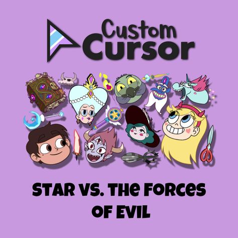 Star vs. the Forces of Evil cursor collection cover Tom Lucitor, Marco Diaz, Moon Butterfly, Custom Cursor, The Forces Of Evil, Disney Xd, Star Vs The Forces Of Evil, Star Butterfly, Star Vs The Forces