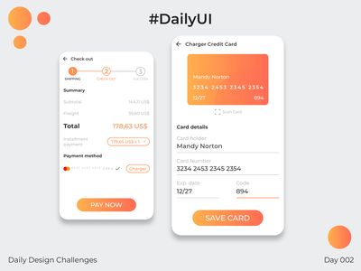 #DailyUI, Credit Card Checkout Credit Card Payment Tracker, Best Rewards Credit Card, Credit Card Checkout Ui Design, Credit Card App, Card Ui, Credit Card Offers, Daily Ui, Page Ideas, Design Challenges