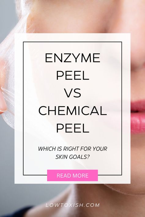 enzyme peel vs chemical peel Skin Goals, Enzyme Peel, Chemical Peels, Natural Skin Care Routine, Chemical Peel, Natural Face, Skin Rejuvenation, Face Products Skincare, Skincare Products