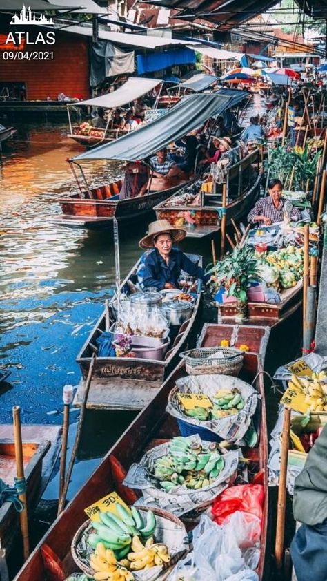 Thailand Floating Market, Floating Market, Buddha Temple, Asian Market, Tropical Beaches, Southeast Asian, Ancient Ruins, Pattaya, 5 Hours