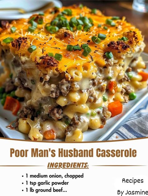 🔥 Tasty Soul Food Recipes 😋 The Original ⁉️ | 🍲 Poor Man's Husband Casserole 🍲 | Facebook Poor Man's Husband's Casserole, Poor Man’s Husbands Casserole, Poor Man's Husband Casserole Recipe, Poor Man’s Recipes, Poor Husband Casserole, Poor Man's Casserole, Poor Mans Husband Casserole, Poor Man’s Husband Casserole, Poor Man's Husband Casserole