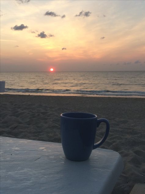 Good Morning from Normandy beach New Jersey Morning Beach Aesthetic, Iconic Pics, Morning Beach, Normandy Beach, Coffee Pictures, Sunrise Beach, Aesthetic Coffee, Coffee Branding, Love Blue