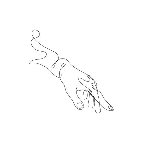 Open Hands Drawing, Line Drawing Art, Hand Lines, Line Sketch, Cute Small Tattoos, One Line Drawing, Hand Sketch, Human Hand, Print Wall Decor