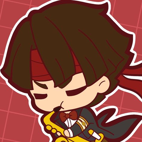 Kazuma Asogi Icon, The Great Ace Attorney Chronicles, Kazuma Asogi, Ace Attorney Official Art, The Great Ace Attorney, Simon Blackquill, Ace Attorney, Big Kiss, Phoenix Wright