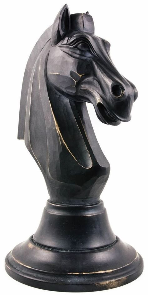 Horse Chess Piece Tattoo, Chess Piece Tattoo Design, Horse Chess Piece, Chess Piece Tattoo, Chess Knight, Knight Chess, Chess Master, Wood Carving Designs, Horse Sculpture