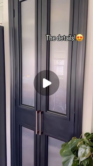 Before & After Transformations on Instagram: "From bifold to bold! Loving this fresh take on doors that open up the space by @hanmade.details 🚪✨

______________
#beforeandafter #home #architectures #design #decoration #architect #homedecor #architecturaldigest #traditionalhome #luxuryhome #luxuryhomes #homemade #exteriordesign #new #renovation #dreamhome #graphicdesign #beautifulhomes #homedecor #beforecraft #designbuild" Utility Door Ideas, Bifold Pantry Door Ideas, Bifold To French Doors Diy, Bifold Doors Into French Doors, Laundry Room Doors Bifold, Bifold Bathroom Door Ideas, Bifold Pantry Doors, Bifold Bathroom Door, Bifold Door Makeover