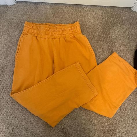 Mustard yellow sweatpants- super comfy and flattering #Anthropology size small Yellow Sweatpants, Anthropology, Womens Sweatpants, Mustard Yellow, Womens Bottoms, Mustard, Sweatpants, Women Accessories, Outfit Accessories