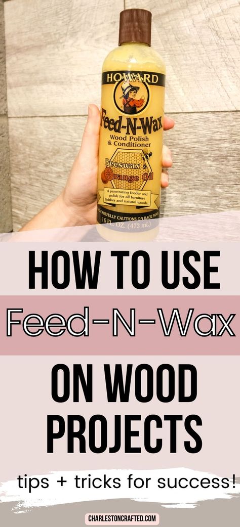 Transform your woodworking projects with Howard Feed-N-Wax! Learn how to enhance and protect your woodwork using this amazing product. From beginner to intermediate level woodworkers, this blog post has everything you need to know. Click the link for all the details and step-by-step instructions! #DIY #WoodworkingProjects #HowardFeedNWax #HomeDecor Howard Feed N Wax Before And After, Finishing Wax For Wood, Furniture Wax How To Use, Wax Finish On Wood, Expanding Furniture, Wood Wax Finish, Barn Restoration, Remove Wax, Hand Wax