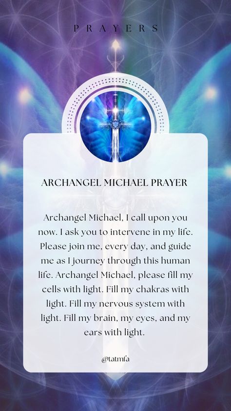 Prayers For Archangels, Prayer To Archangel Michael, Archangel Michael Prayer Of Protection, Arch Angel Michael Prayer, Arc Angel Michael, Archangel Michael Prayer, Arch Angel Michael, Spirit Guide Signs, Manifestation Check