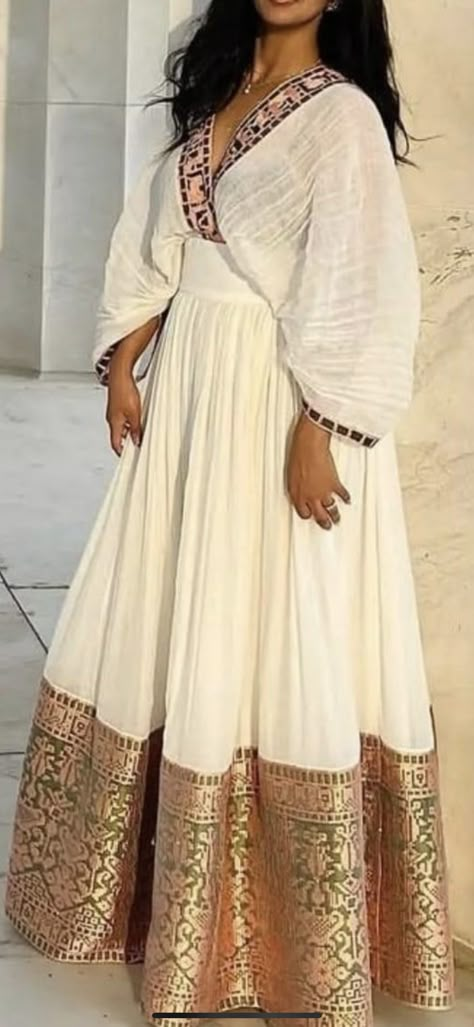 Habesha Dress Design, Habesha Kemis For Graduation, Habesha Graduation Dress, Habesha Kemis Ethiopian Dress Prom, Ethiopian Kemis, Traditional White Habesha Kemis For Eid, Zuria Habesha Dress, Ethiopia Clothing, Oromo Cultural Dress