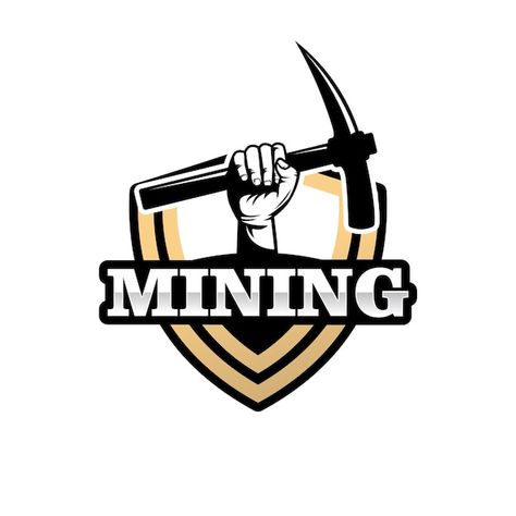 Mining Poster, Miner Game, Mining Logo, Mining Industry, Industry Logo, Graphic Design Photoshop, Design Photoshop, Design Drawings, Tattoo Design Drawings