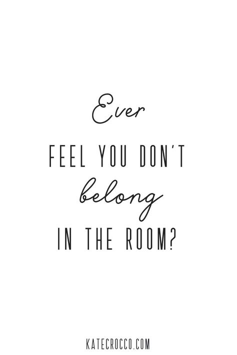 This week we had an awesome guest on the podcast, Erica Ballard who spoke about overcoming the fear of "not feeling like I belong in the room and that others in that room are all experts". Today I want to briefly dive into this lie with you, as I know so many of us have felt this way at one point or another. Not Belong Quotes, Feeling Of Not Belonging, Not Belonging, Belonging Quotes, Mindset Coach, Words Worth, Business Mindset, Mindset Coaching, You Are Enough