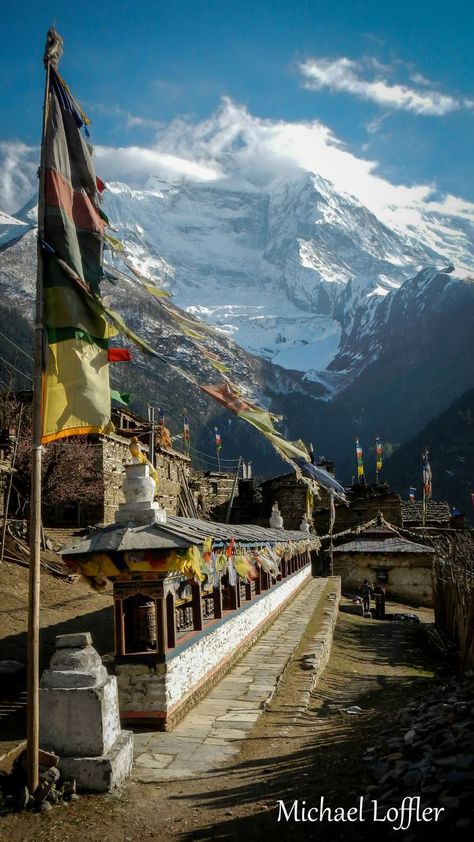 Annapurna, Nepal...Photo by Michael Loffler Blessed Pictures, Nepal Culture, Annapurna Circuit, Mountain Scenery, Nepal Travel, Beautiful Locations Nature, China Travel, Places Of Interest, Bhutan