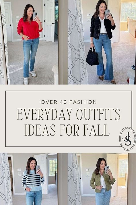 When it comes to over 40 style, classic every day fashion and casual chic outfit ideas, Jo-Lynne Shane shares it all. These 14+ daily fall 2024 outfit ideas are great to inspire your casual outing. Follow for more women's autumn outfit, seasonal fashion and feminine style. Outfit For 40's For Women, How To Dress In Your 40's For Women Casual, How To Dress At 40 For Women, Winter Outfits For Petite Women, Women Over 40 Fashion, Over 40 Style, Outfit For Petite Women, Outfits For Petite, Over 40 Fashion