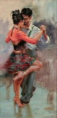 Dancing Drawing, Tango Art, Tango Dancing, Dancing Art, Dance Paintings, Tango Dance, Argentine Tango, Salsa Dancing, Dance Art