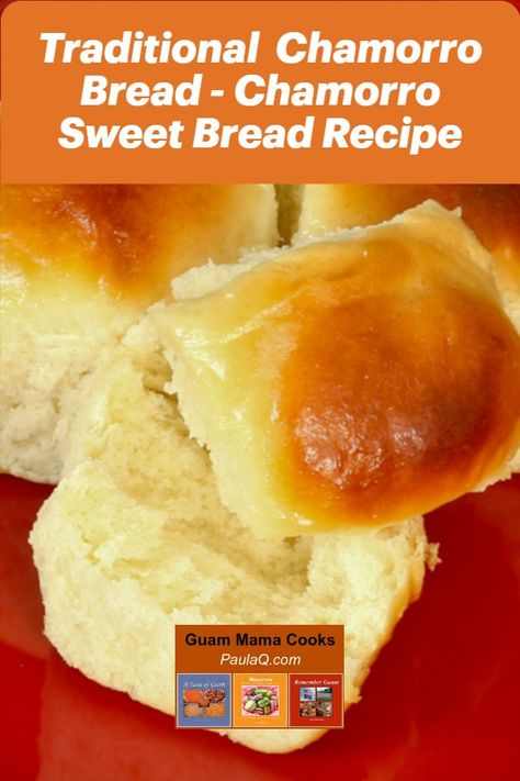 Chamorro Sweet Bread, Chamorro Food Recipes, Guam Desserts, Chamorro Desserts, Sweetbreads Recipe, Guamanian Recipes, Guamanian Food, Chamorro Food, Guam Recipes