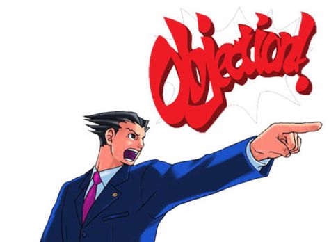 Phoenix Wright Ace Attorney | Objection! | Know Your Meme Leeroy Jenkins, Best Memes Ever, Phoenix Wright, Good Lawyers, Gay Humor, Business Writing, Ace Attorney, Pop Culture References, Dog Biting