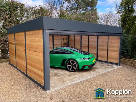 Wood Carport Kits, Free Standing Carport, Wood Carport, Wooden Carports, Pergola Cost, Roller Shutter Door, Building A Carport, Carport Ideas, Diy Carport