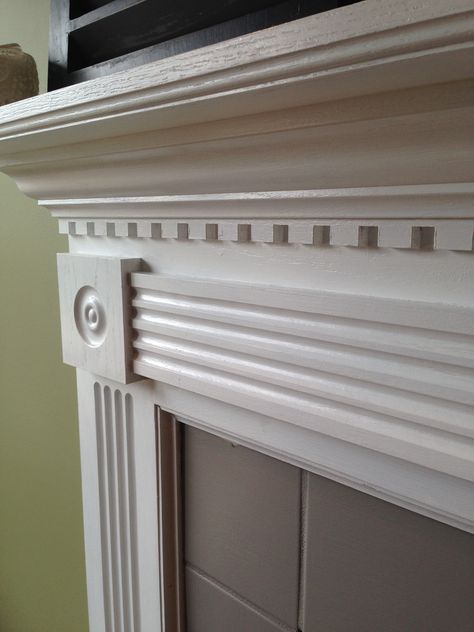 Diy Fireplace Mantle, Fireplace Redo, Diy Fireplace Makeover, Fireplace Update, Fireplace Doors, Paint Fireplace, Laundry Room Diy, Fireplace Remodel, Diy Fireplace