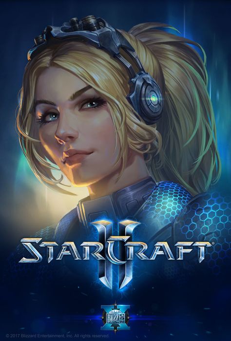 ArtStation - Blizzcon 2016 - Starcraft 2, Will Murai Starcraft Art, Sarah Kerrigan, Star Craft, Overwatch Widowmaker, Starcraft 2, Heroes Of The Storm, Blizzard Entertainment, Stars Craft, Cyberpunk Character