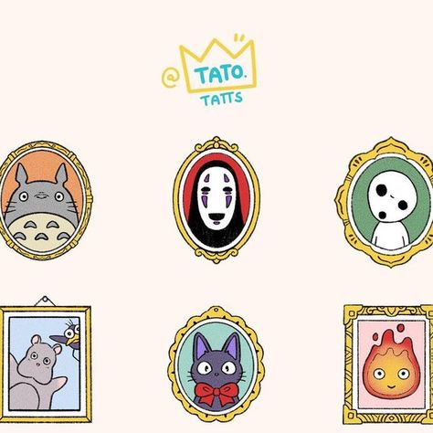 💙 T A T O 💙 on Instagram: "NEW FLASH Ghibli gallery & stamps!💙  🌸Frames and colours can be interchangeable 🌸Size: 2.5cm-5cm  July and August bookings open 💙  • • • • • #tattoostyle #animetattoos #tattooer #londontattooartist #comfyartist #londontattoo #hearttattoo #moontattoo  #cattattoo #cattattoos #minitattoo #tattoolondon #colouredtattoo #colourfultattoo #doodletattoo #koreanstyletattoo #finelinetattoo #cosmictattoo #flowertattoo #dogtattoo  #minimalisttattoo #londontattooist #mangatattoo #kawaii #animetattooflash #flashtattoo #cutetattoo #tattoos #tattooflash #tattoodesign" Tattoo Designs Studio Ghibli, Ghibli Tattoo Ideas, Anime Tattoos Studio Ghibli, Studio Ghibli Flash Tattoo, Studio Ghibli Traditional Tattoo, Tattoo Flash Art Studio Ghibli, Cosmic Tattoo, Ghibli Tattoo, Manga Tattoo