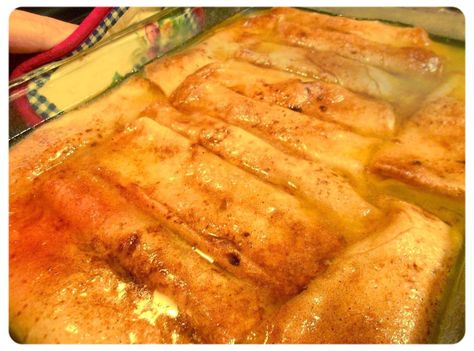 Sinful Peach Enchiladas Tortilla Deserts, Sweet Enchiladas, Fruit Enchiladas, Dessert Enchiladas, Amazing Enchiladas, Peach Enchiladas, Stuffed Peaches, Enchiladas Recipe, Peach Recipes