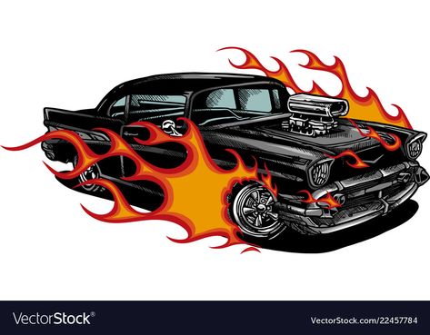 Hot Wheels Art, Car Vector Art, Hot Wheels Themed Birthday Party, Wheel Tattoo, Low Riding, Cool Car Drawings, Hot Weels, Wheel Art, Car Vector