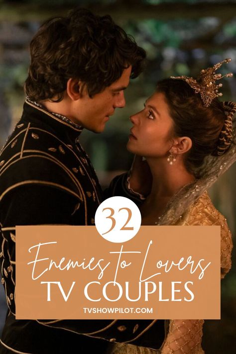 Obsessed with love-hate dynamics? These TV show couples start as enemies but end up falling hard for each other. The best enemies-to-lovers romances deliver intense sparks, witty banter, and plenty of swoon-worthy moments. Cute Tv Show Couples, Best Enemies To Lovers Movies, Enemies To Lovers Tv Shows, Best Tv Show Couples, Best Series To Watch List, Cute Movie Couples, Romance Tv Shows, Dark Romance Movies, Good Romance Movies