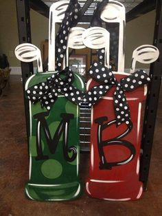 Jigsaw Crafts, Golf Wreath, Naked Doors, Golf Display, Golf Decorations, Golf Signs, Golf Locker, Groomsmen Gifts Golf, Office Olympics