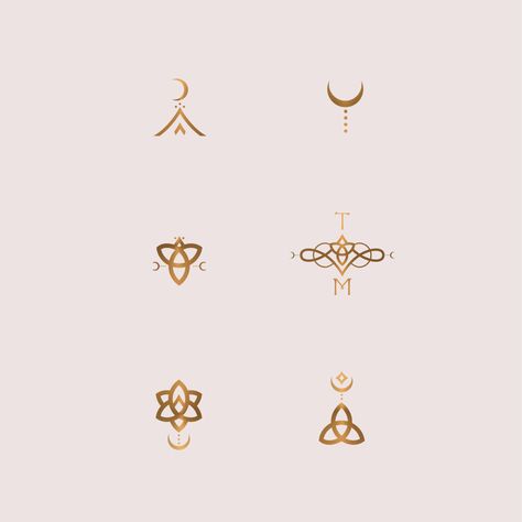 Sacred Icons and Symbol Design - representing home, intuition, meditation, expansion, spiritual awakening and the moon. Influenced by Celtic and druid symbolism. Brand Design Strategy and Creative Direction by Intuitive Brand Designer, based in Melbourne, Jo ChunYan. Intuitive Brand Design & Web Design for Conscious Entrepreneurs and brands. www.jochunyan.com Authenticity Tattoo Symbol, Divine Symbol Tattoo, Symbol For Intuition, Intuition Symbol Tattoo, Moon Symbol, Moon Symbols Design, Spiritual Awakening Tattoo, Energy Tattoo Spirituality, Intuition Symbol