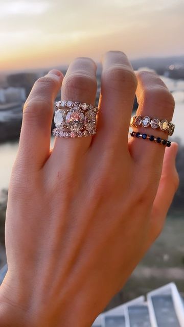 Stackable Wedding Bands, My Dream Life, Wedding Vibes, Dream Ring, Custom Engagement Ring, 2024 Vision Board, 2024 Vision, Diamond Wedding Bands, Diamond Wedding