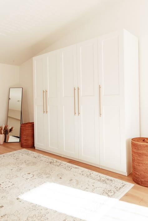 Our Ikea PAX Wardrobes | La Petite Noob | A Toronto-Based Fashion and Lifestyle Blog. Ikea Panel Wardrobe, Ikea Hallway Wardrobe, Ikea Pax White, Ikea Pax Wardrobe Doors, Armoire Pax Ikea, Principle Bedroom, Ikea Pax Doors, Armoire Pax, Ikea Pax Closet