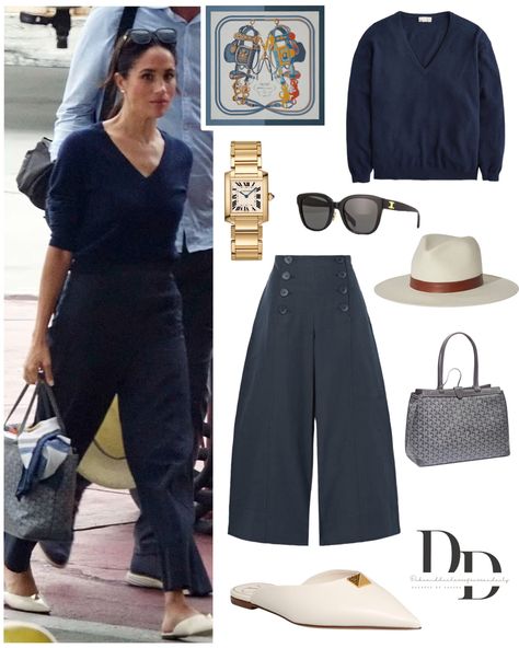 Hermes Silk Scarf Outfit, Meghan Markle Hat, Megan Markle Style 2023, Meghan Markle Style 2023, Hermes Sunglasses, Hermes Outfit, Hermes Scarf Outfit, Pink Satin Gown, Estilo Meghan Markle