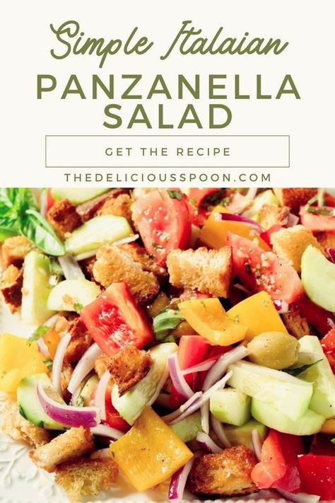 Looking for the perfect dish to share at your next picnic or potluck? Look no further than the delightful Panzanella Salad! With its vibrant colors and fresh flavors, this traditional Italian favorite is sure to steal the show. Featuring a medley of crusty bread, juicy tomatoes, crisp cucumbers, and fragrant herbs, it's a crowd-pleaser that's easy to prepare and even easier to enjoy. Bring a taste of Italy to your outdoor gatherings with this irresistible salad! Panzanella Salad Barefoot Contessa, Bread Salad Recipe, Italian Bread Salad, Panzanella Salad Recipe, Panzanella Salad, Meal Prep Plans, Whole Roasted Chicken, Bread Salad, Toasted Bread