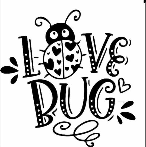 Ladybug Svg, Valentine Toddler, Svg For Shirts, Toddler Valentines, Image Svg, Svg Kids, Cricut Projects Beginner, Love Bug, Sign Stencils