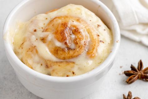 Keto Cinnamon Roll for One! Cinnamon Roll For One, Macro Friendly Cinnamon Rolls, Low Carb Cinnamon Roll Mug Cake, Low Carb Cinnamon Rolls With Tortilla, Low Calorie Cinnamon Roll Mug Cake, Low Calorie Single Serve Cinnamon Roll, Keto Focus, Keto Cinnamon Roll, Fluffiest Cinnamon Rolls