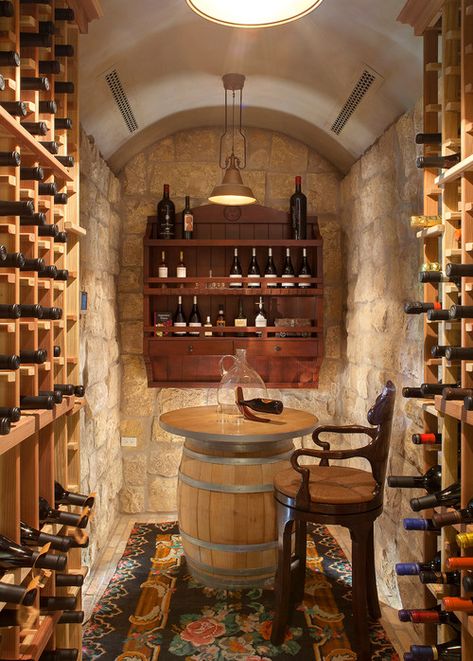 Mediterranean Wine, Cellar Inspiration, Cellar Basement, Classic Houses, Wooden Wine Cabinet, Wine Room Design, Cellar Ideas, Wine Cellar Basement, Oven Outdoor