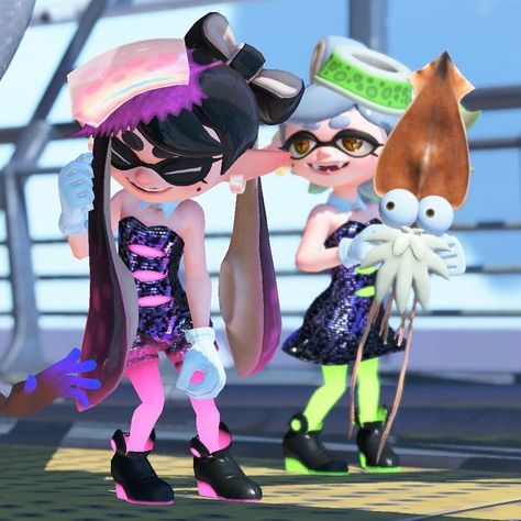 Splatoon Art Style, Squidbeak Splatoon, Splatoon Squid Sisters, Splatoon Squid, Squid Sisters, Splatoon Games, Callie And Marie, Welcome Home Posters, Splatoon Art