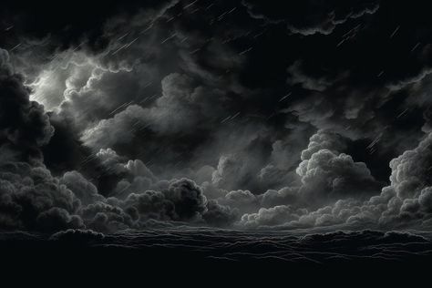 Clouds thunderstorm nature black.  | premium image by rawpixel.com / Sasi Storm Sky, Thunderstorm Clouds, Dramatic Background, Clouds Landscape, Girl Korean, Storm Clouds, Black Background, Black Backgrounds, Patagonia