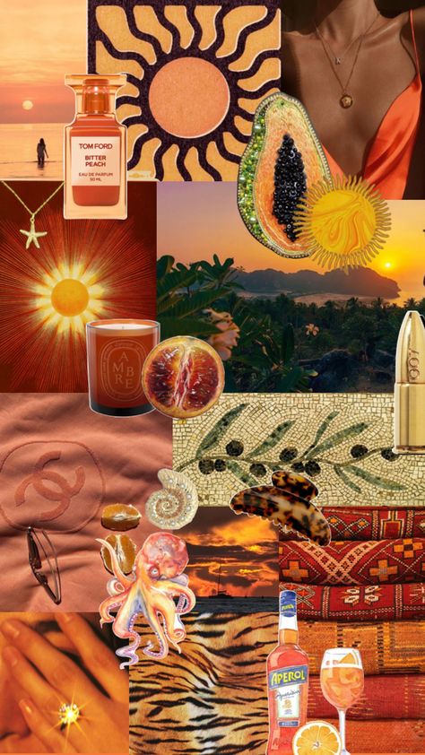 Peace Mood Board, Nessa Nails, Laptop Wallpaper Quotes, Orange Aura, Island Gyal, Summer Wallpapers, Fashion Journal, Vibe Aesthetic, Cute Summer Wallpapers