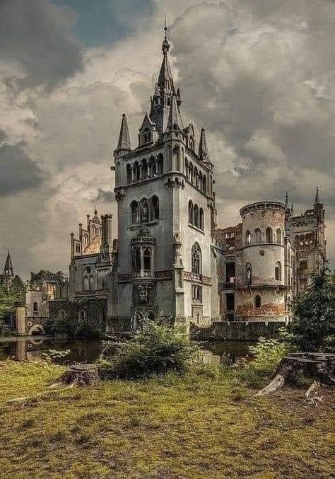 Mysterious Eloquence Bard, Book Locations, Castle Rooms, Abandoned Castles, Castle Ruins, Castle House, Abandoned Mansions, Beautiful Castles, Abandoned Buildings