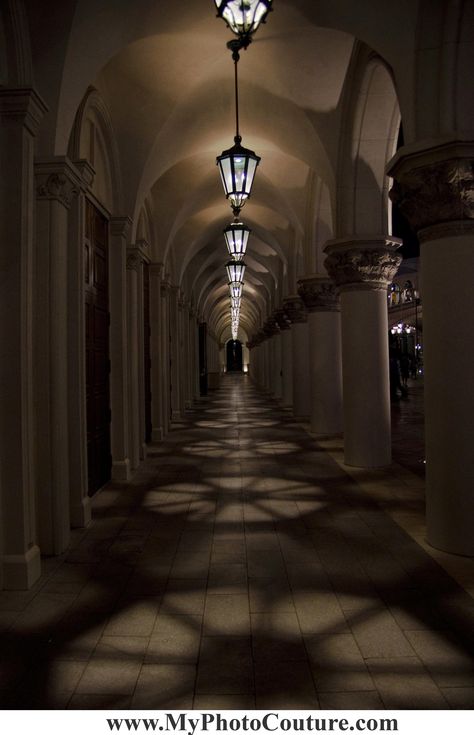 Las Vegas Nevada #venetian #night #light #hallway #perspective #pretty #travel #photography #myphotocouture Hallway Perspective, Light Hallway, Las Vegas Nevada, Reference Photos, Art Reference Photos, Nevada, Night Light, Hallway, Las Vegas