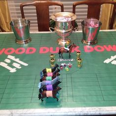 Derby Party Games: Derby Horse Race Game #PreppyPlanner Kentucky Derby Games, Kentucky Derby Party Games, Derby Games, Kentucky Derby Theme, Horse Race Game, Kentucky Derby Themed Party, Derby Time, Derby Horse, Derby Ideas