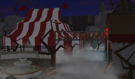 #bloxburg Fall Things To Build In Bloxburg, Hunted House Bloxburg, Bloxburg Ferris Wheel, Bloxburg Carnival Layout, Bloxburg Halloween Carnival Layout, Bloxburg Carnival Ideas, Bloxburg Festival Ideas, Halloween Carnival Bloxburg, Bloxburg Halloween Festival