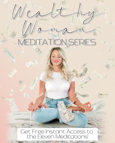 Wealthy Woman Meditation Series - amanda frances | thought leader + best selling author + money queen Amanda Frances, Meditation Steps, Wealthy Woman, Thought Leader, Life Coach Business, Coaching Questions, Life Coaching Business, Purpose Driven Life, Spiritual Entrepreneur