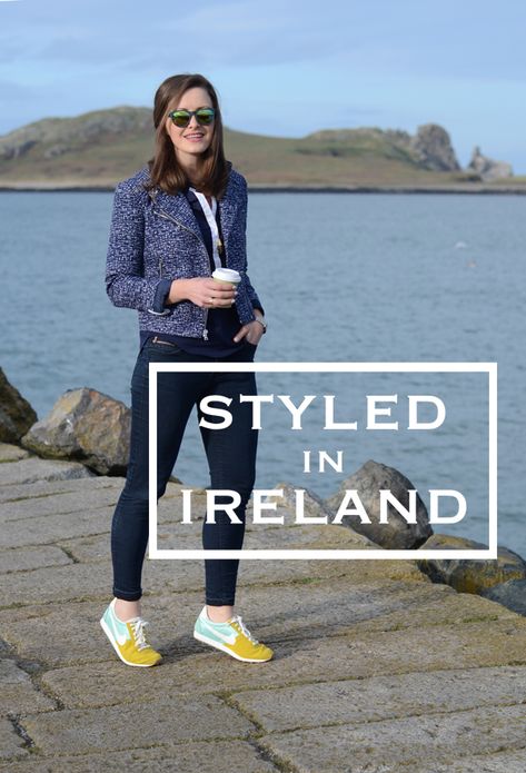 Styled in Ireland / What to Wear for a Seaside Coffee Date What To Wear In Ireland In October, Ireland Lookbook, Ireland Seaside, Dublin Street Style, Dublin Fashion, Ireland 2023, China Village, Travel Ireland Tips, Ireland Road Trip Itinerary