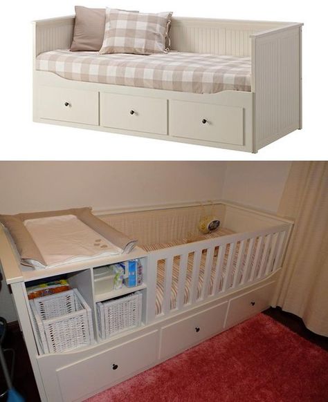 Lit Hemnes Ikea, Cama Ikea Hemnes, Daybed Hack, Ikea Hemnes Daybed, Hemnes Daybed, Ikea Hemnes Bed, Ikea Daybed, Hemnes Bed, Cama Ikea