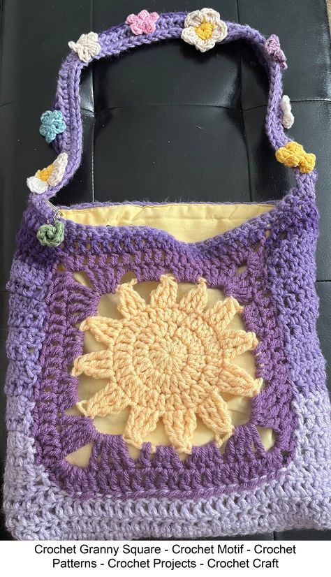 Crochet Granny Square - Crochet Motif - Crochet Patterns - Crochet Projects - Crochet Craft